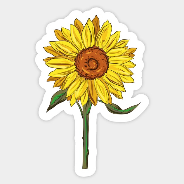 Sunflower Sticker by CatsAreAmazing1